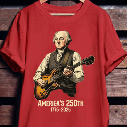 John Adams Playing Guitar America 250 - The Music Frontiers