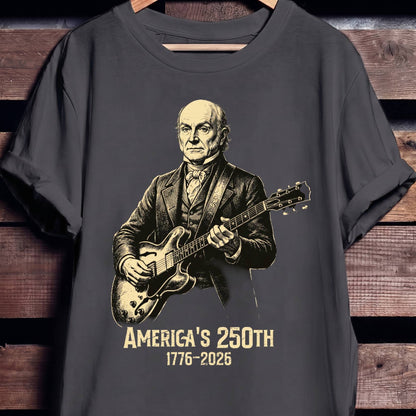 John Quincy Adams Playing Guitar America 250 - The Music Frontiers