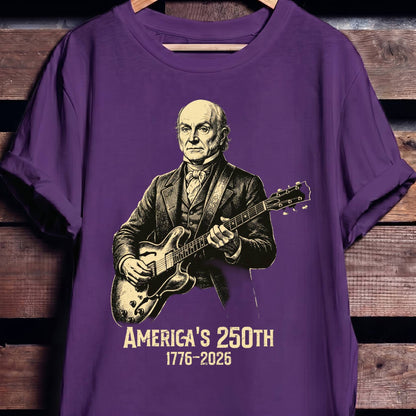 John Quincy Adams Playing Guitar America 250 - The Music Frontiers