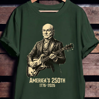 John Quincy Adams Playing Guitar America 250 - The Music Frontiers