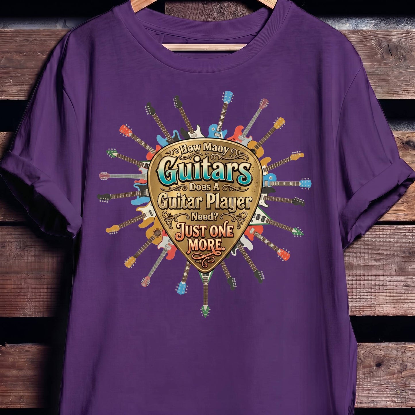 "Just One More" Guitar Pick Tee