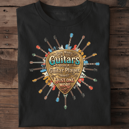 "Just One More" Guitar Pick Tee - The Music Frontiers