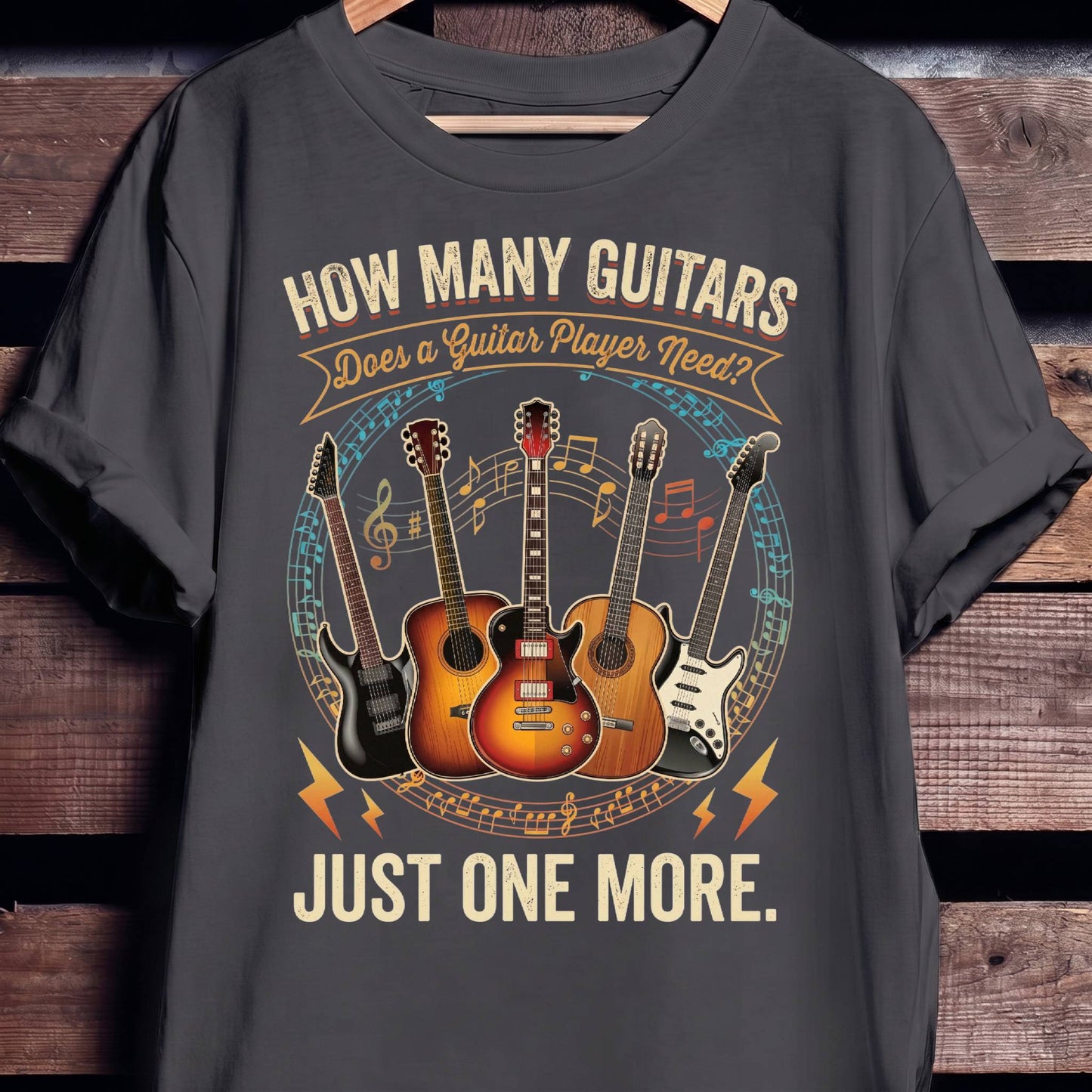 Just One More Guitarist Music Tee - The Music Frontiers