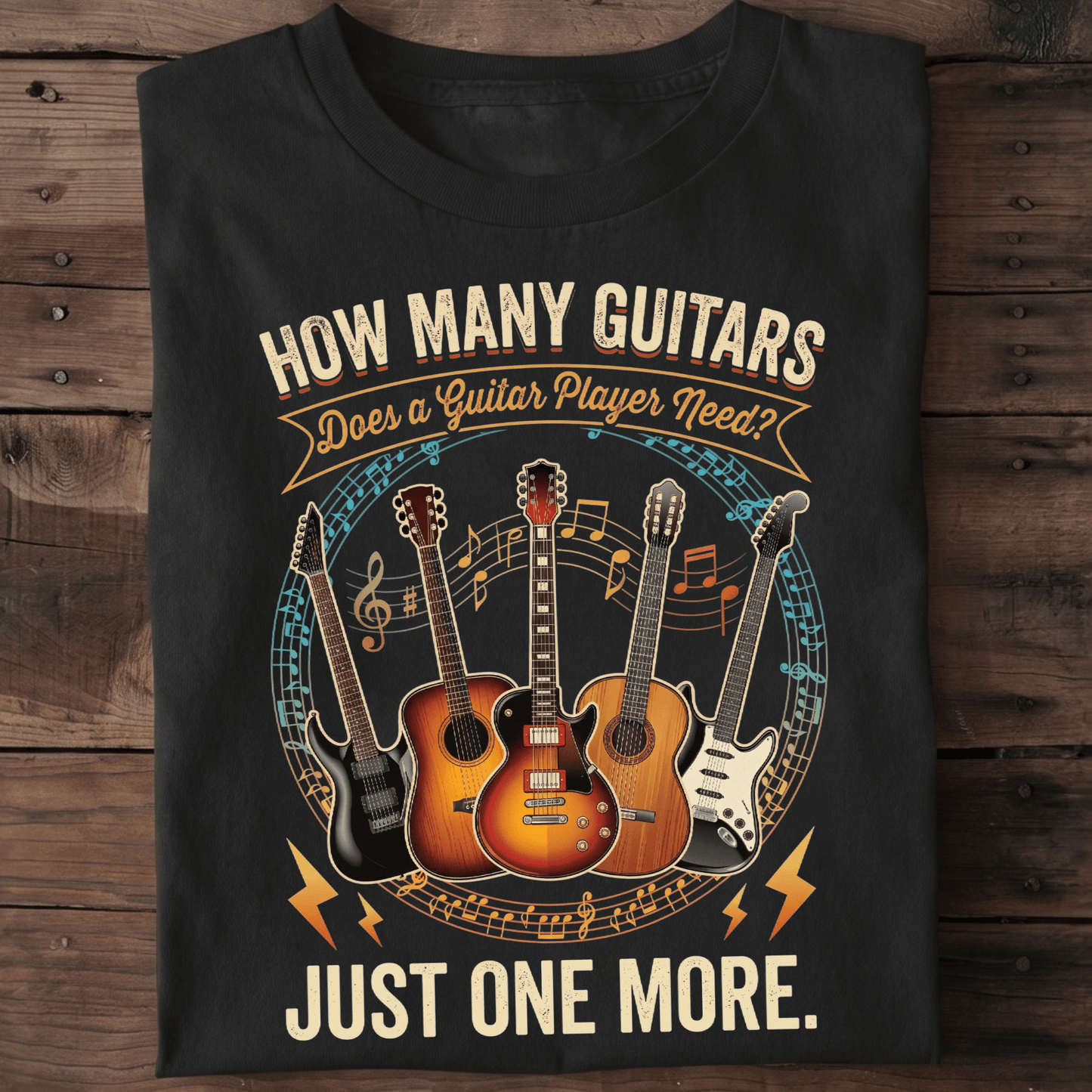 Just One More Guitarist Music Tee - The Music Frontiers