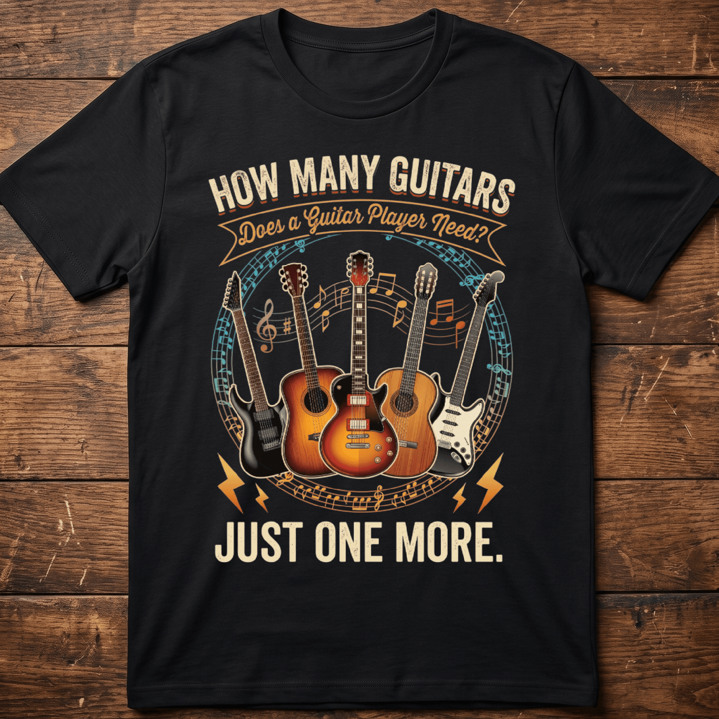 Just One More Guitarist Music Tee - The Music Frontiers