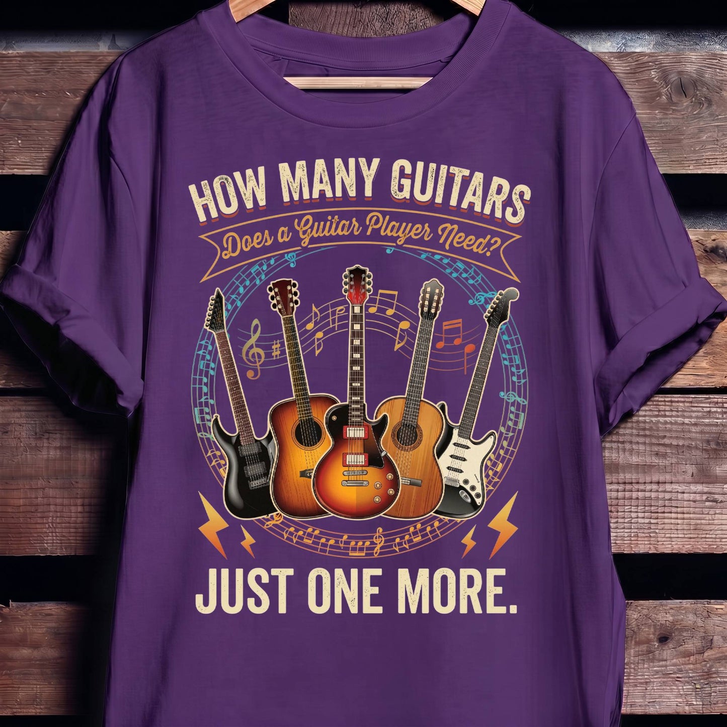 Just One More Guitarist Music Tee - The Music Frontiers