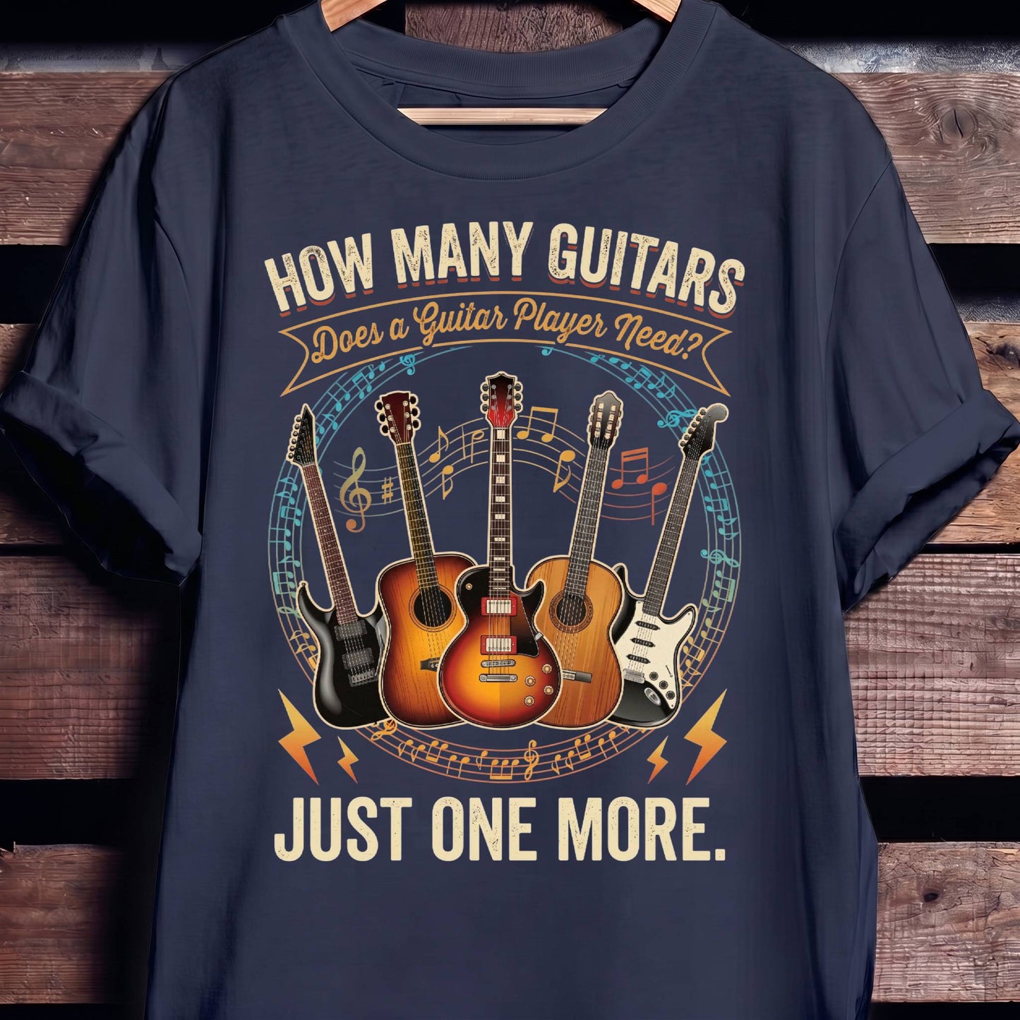 Just One More Guitarist Music Tee - The Music Frontiers