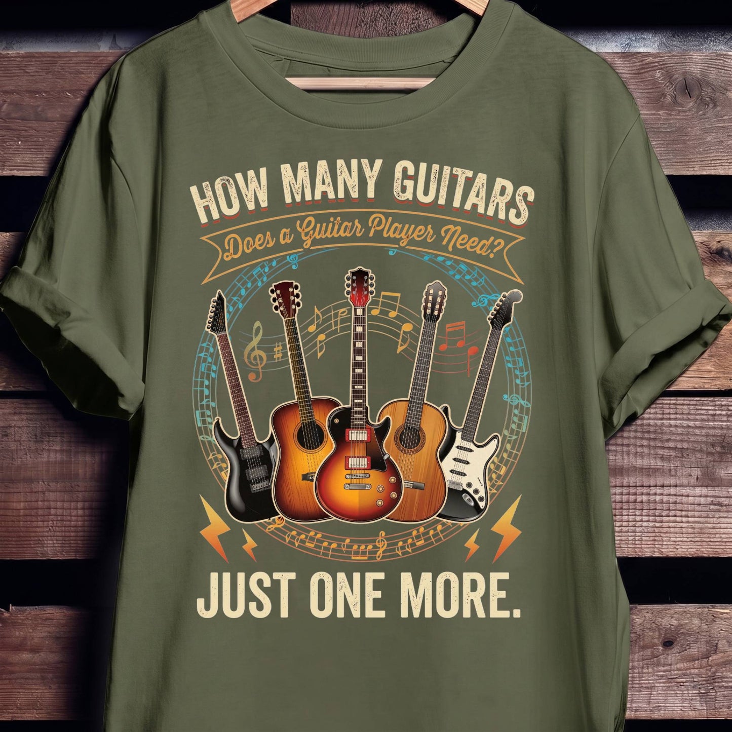 Just One More Guitarist Music Tee - The Music Frontiers