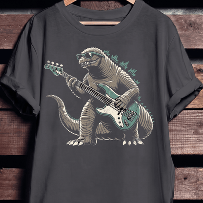 Kaiju Bassist Rock Monster Tee - The Music Frontiers