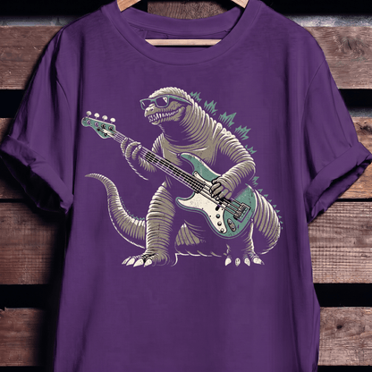 Kaiju Bassist Rock Monster Tee - The Music Frontiers