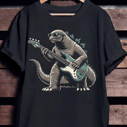 Kaiju Bassist Rock Monster Tee - The Music Frontiers