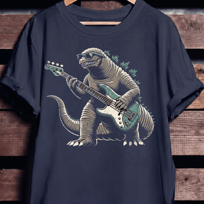 Kaiju Bassist Rock Monster Tee - The Music Frontiers
