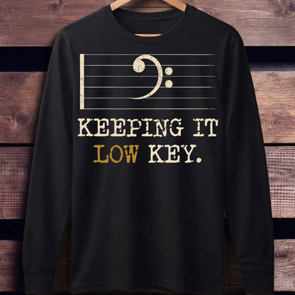 Keeping It Low Key Bass Tee - Unisex Standard Long Sleeve