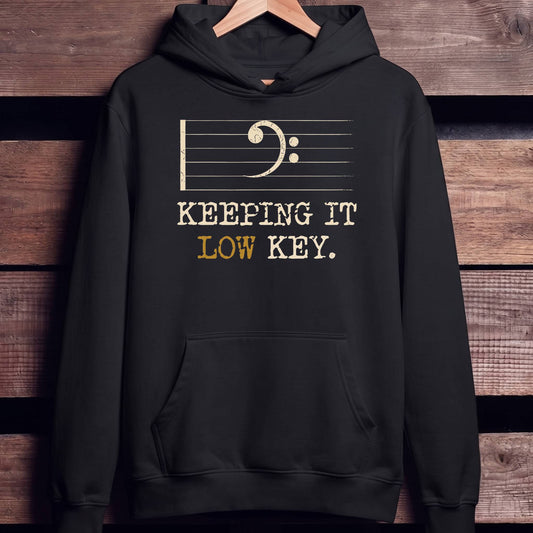 Keeping It Low Key Bass Tee - Unisex Standard Hoodie