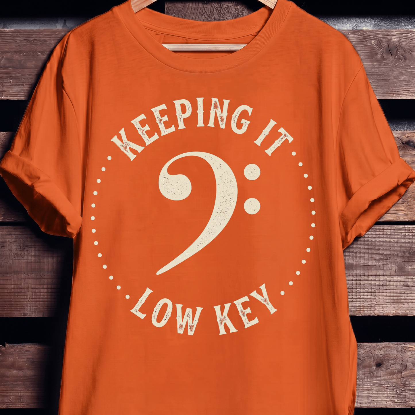 Keeping It Low Key Bassist Tee - The Music Frontiers