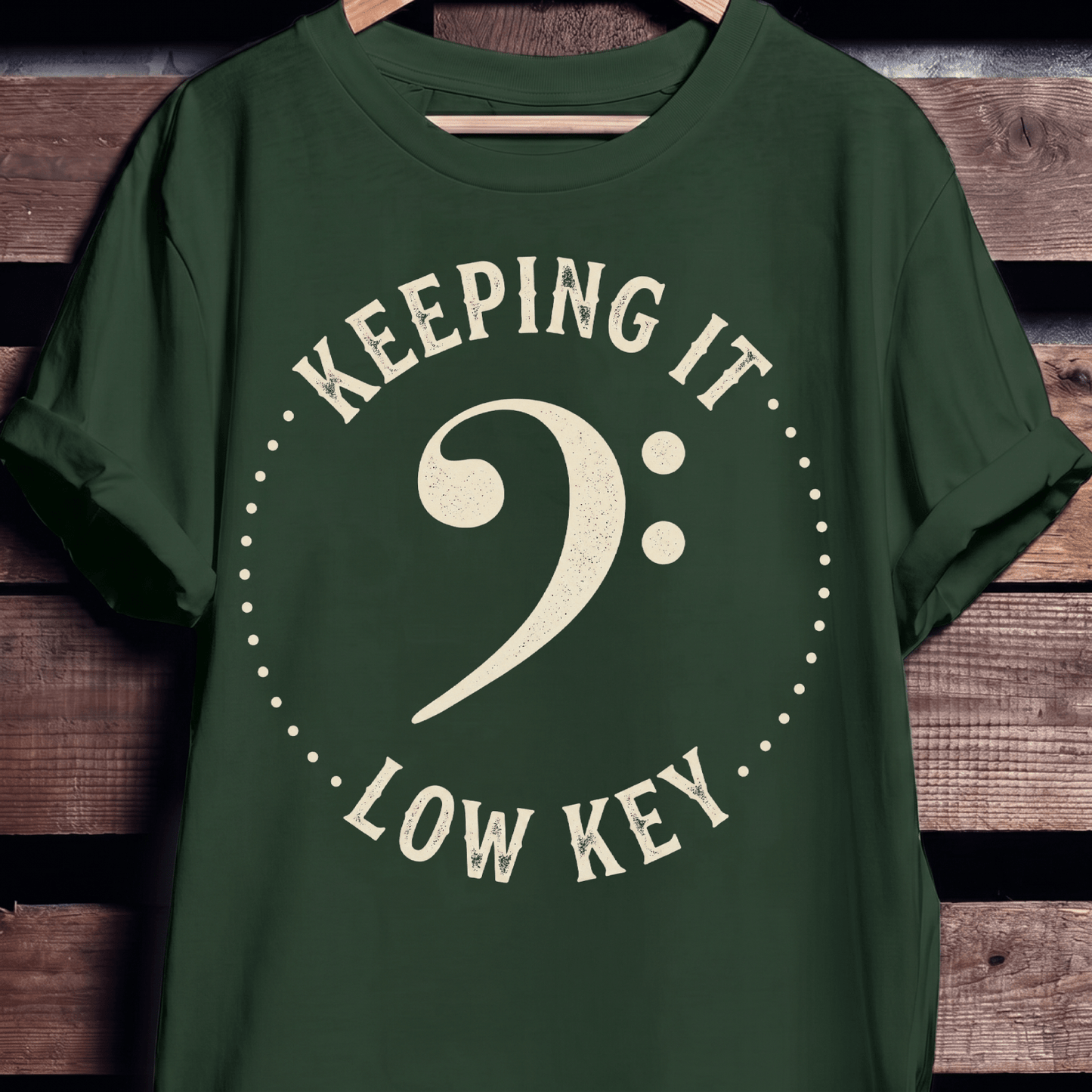 Keeping It Low Key Bassist Tee - The Music Frontiers