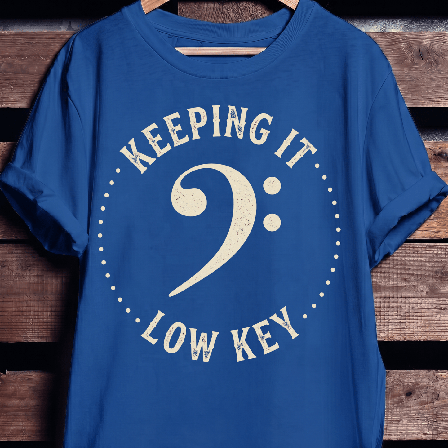Keeping It Low Key Bassist Tee - The Music Frontiers