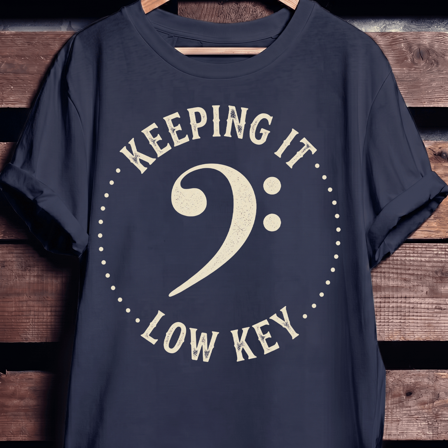 Keeping It Low Key Bassist Tee - The Music Frontiers