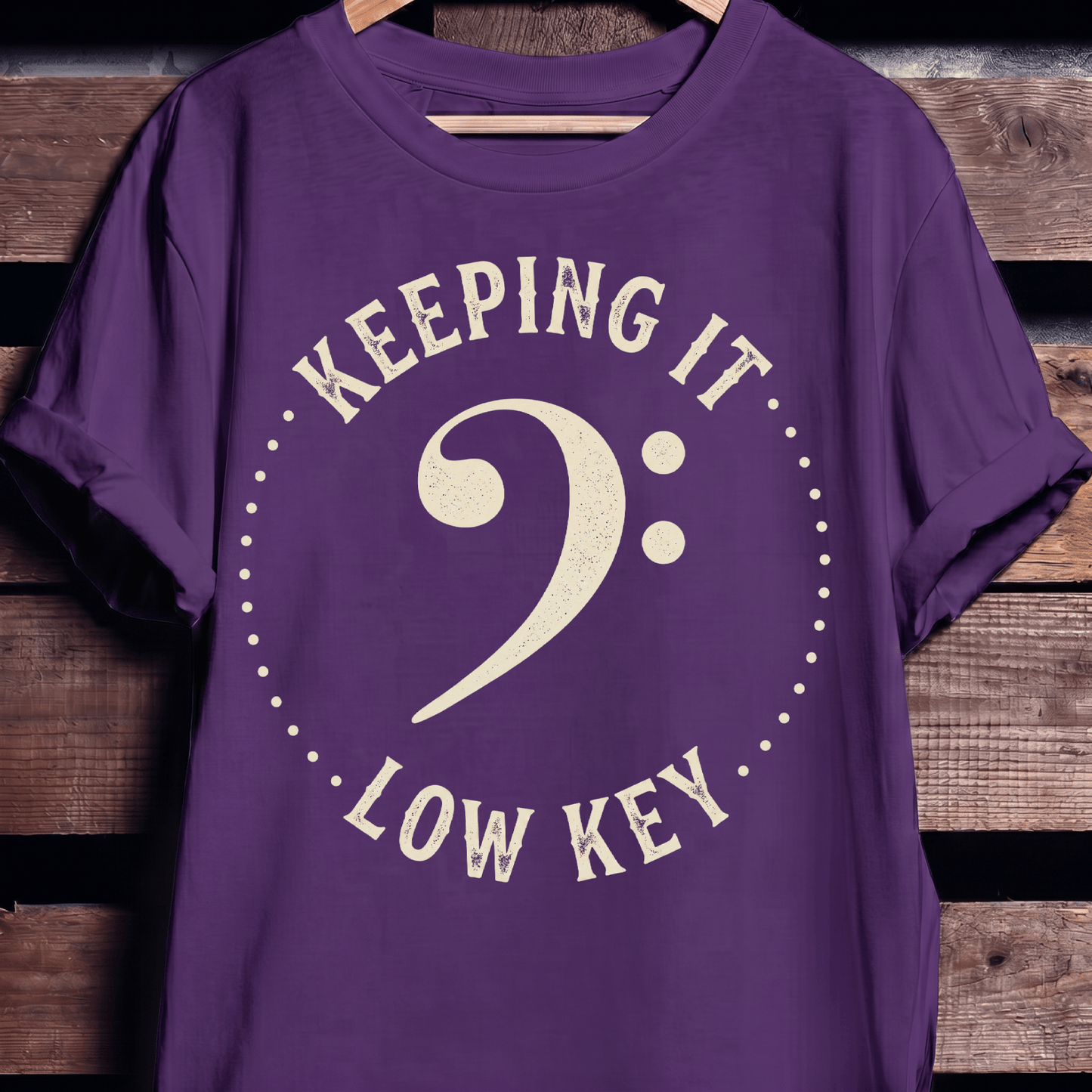 Keeping It Low Key Bassist Tee - The Music Frontiers