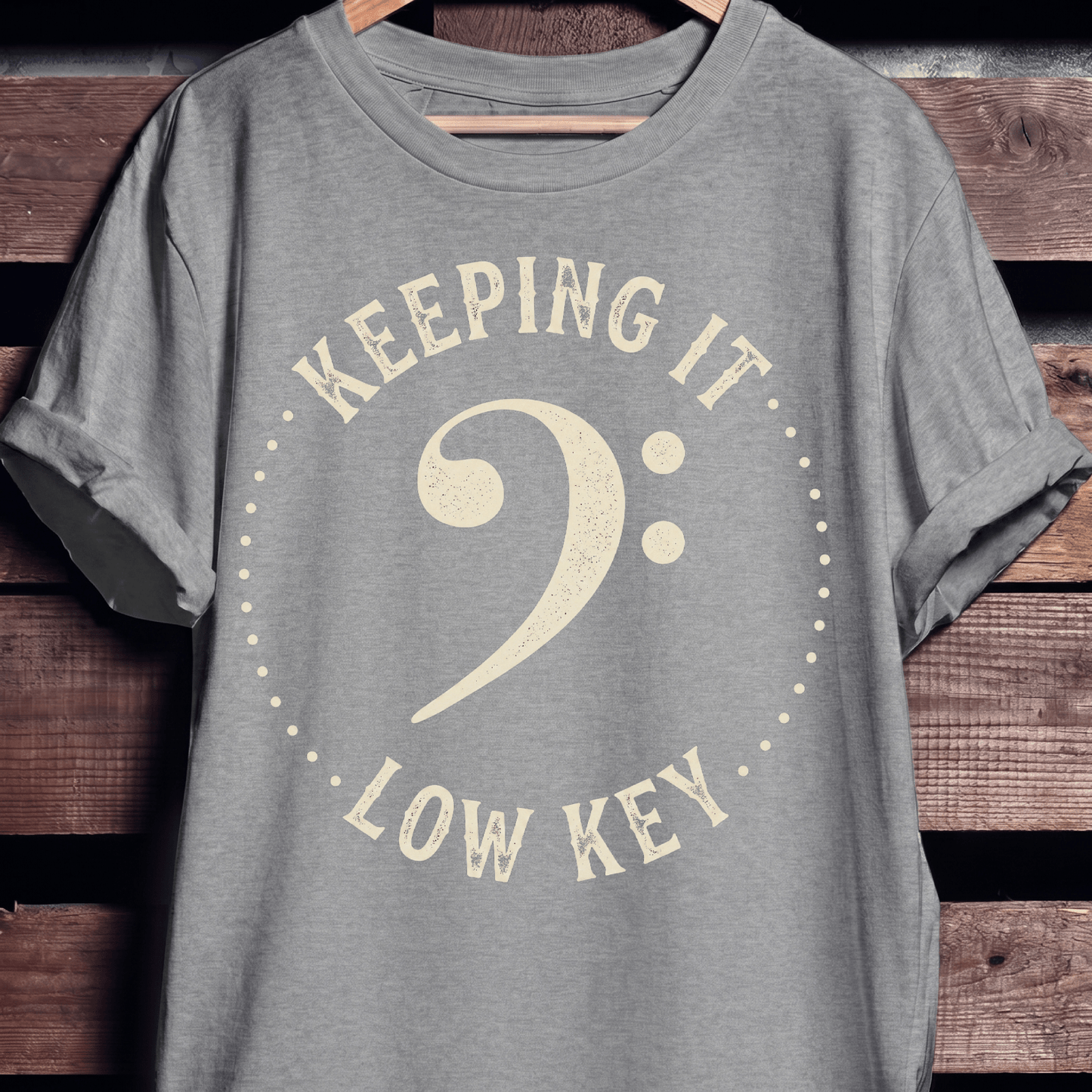 Keeping It Low Key Bassist Tee - The Music Frontiers