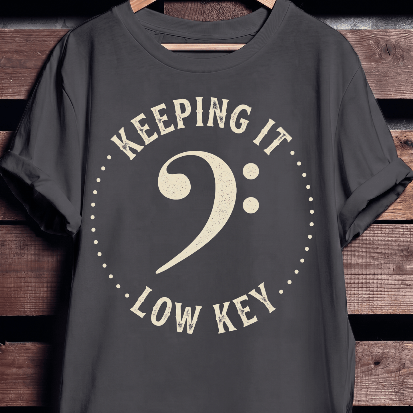 Keeping It Low Key Bassist Tee - The Music Frontiers