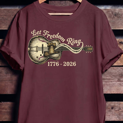 Let Freedom Ring Horizontal Guitar America 250 - The Music Frontiers