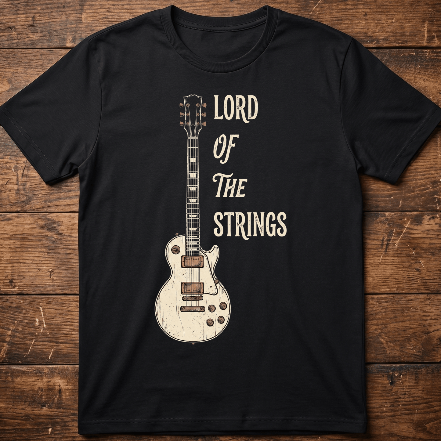 Lord Of The Strings Guitar T-shirt - The Music Frontiers
