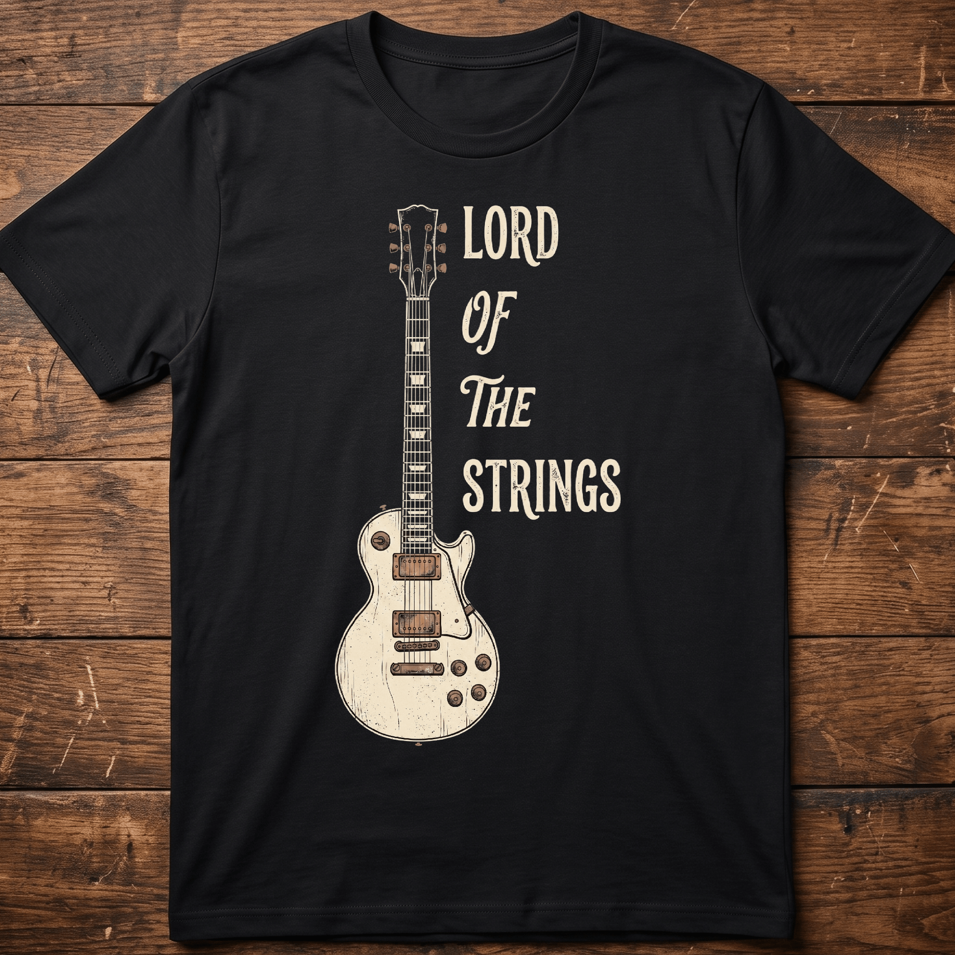 Lord Of The Strings Guitar T-shirt - The Music Frontiers