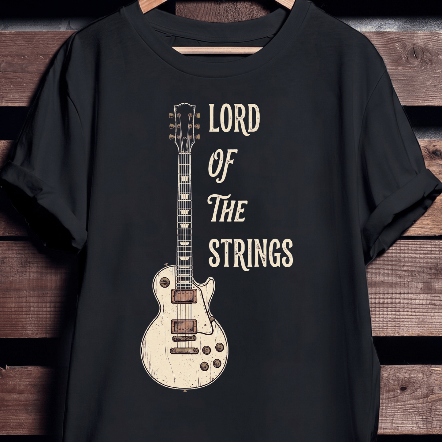 Lord Of The Strings Guitar T-shirt - The Music Frontiers