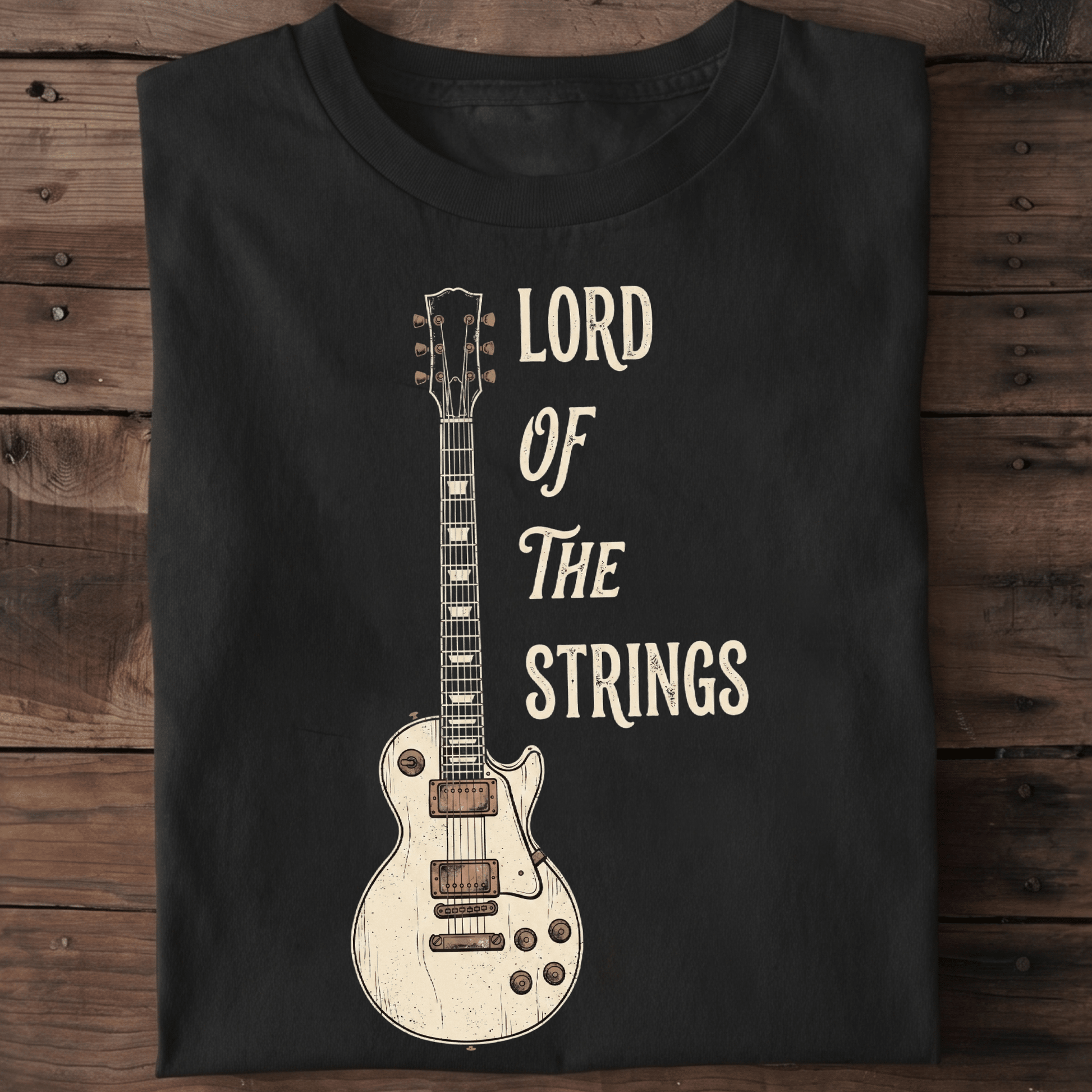 Lord Of The Strings Guitar T-shirt - The Music Frontiers