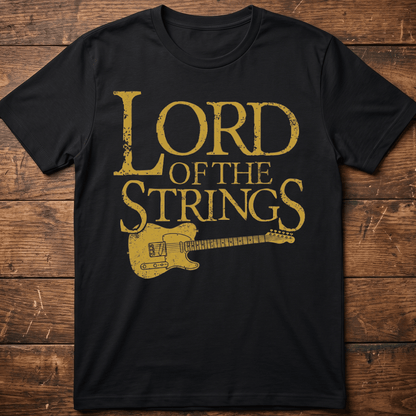 Lord Of The Strings Telecaster T-shirt - The Music Frontiers