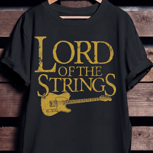 Lord Of The Strings Telecaster T-shirt - The Music Frontiers