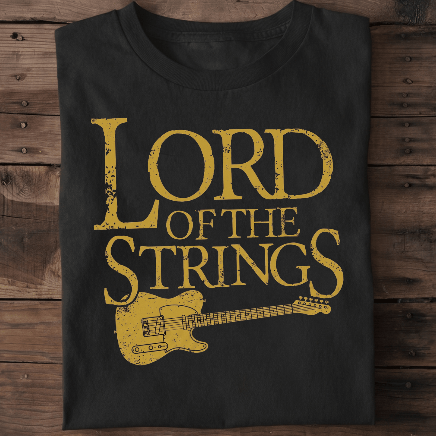 Lord Of The Strings Telecaster T-shirt - The Music Frontiers