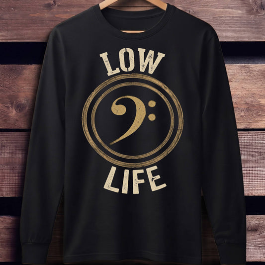 Low Life Bass Clef Tee - Unisex Standard Long Sleeve