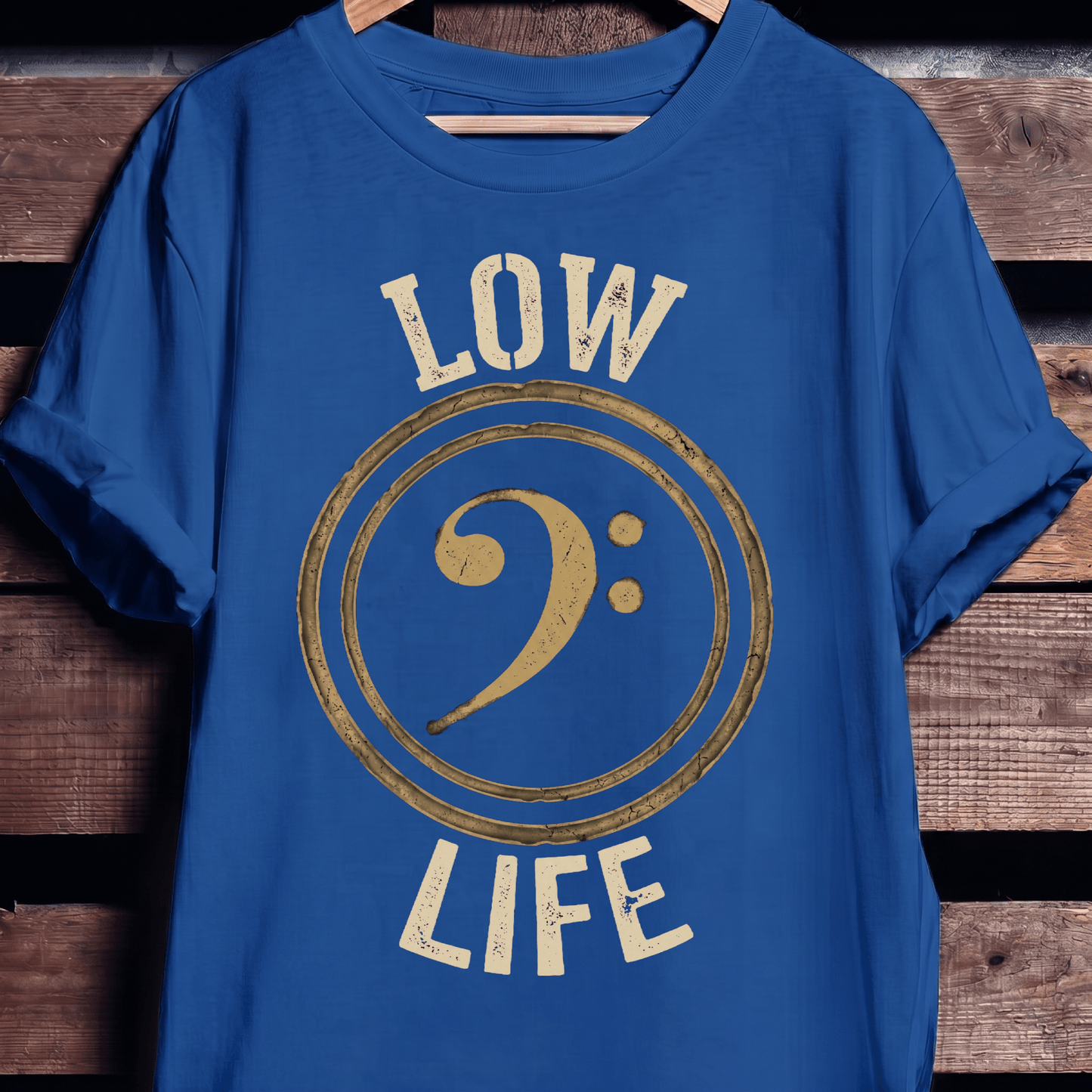 Low Life Bass Clef Tee - The Music Frontiers