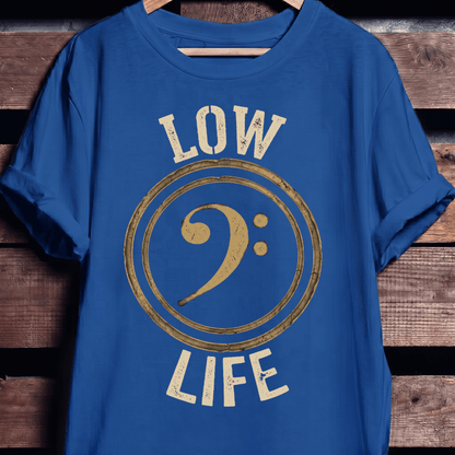 Low Life Bass Clef Tee - The Music Frontiers