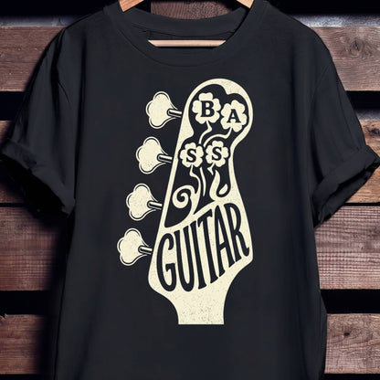 Lucky Clover Bass Guitar Graphic Tee - Unisex Standard T-Shirt