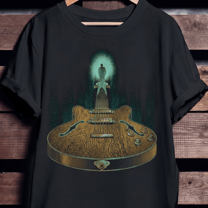 Vintage Surreal Guitar Graphic Tee - Retro Music Lover T-Shirt - The Music Frontiers