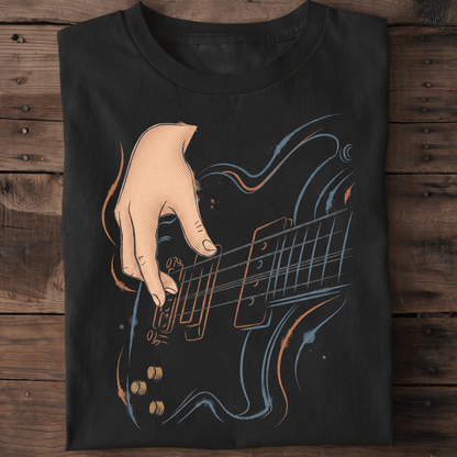 Bassist Hand Rhythm Flow Tee - The Music Frontiers