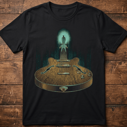 Vintage Surreal Guitar Graphic Tee - Retro Music Lover T-Shirt - The Music Frontiers