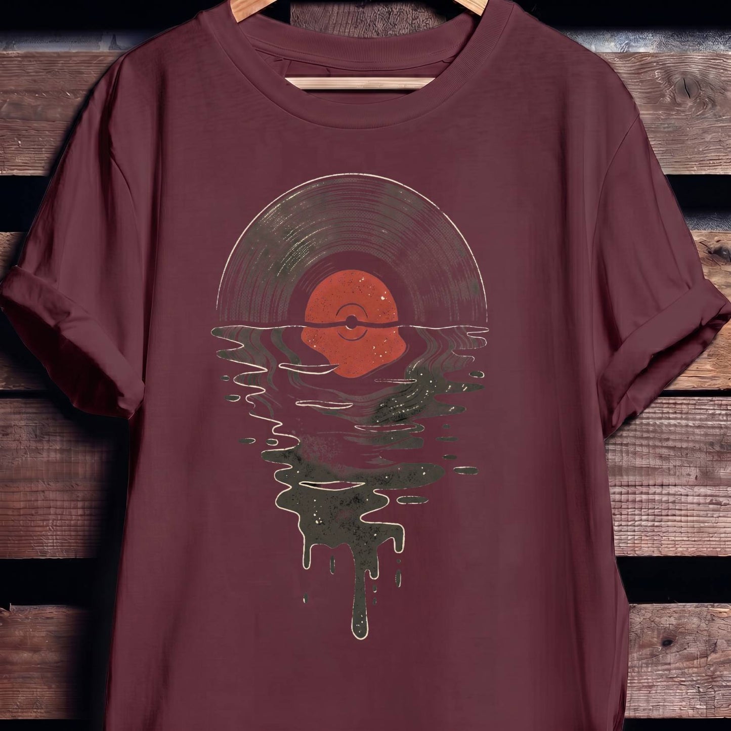 Melting Vinyl Record Tee