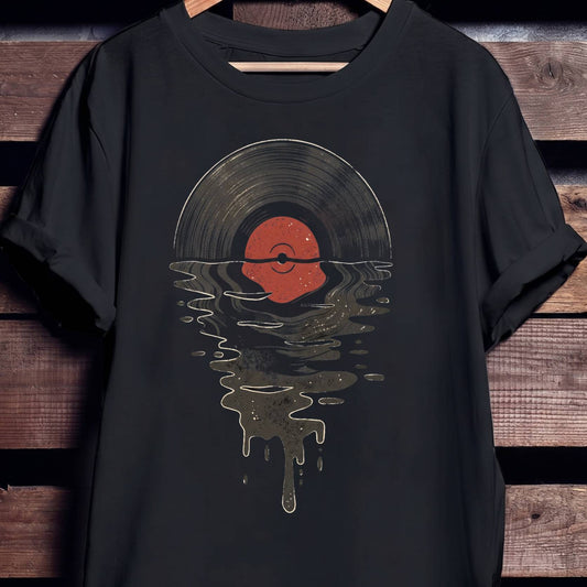 Melting Vinyl Record Tee