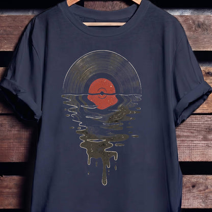 Melting Vinyl Record Tee