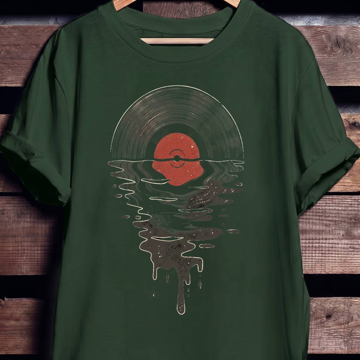 Melting Vinyl Record Tee