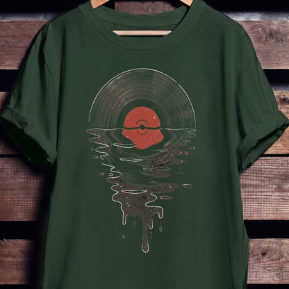 Melting Vinyl Record Tee