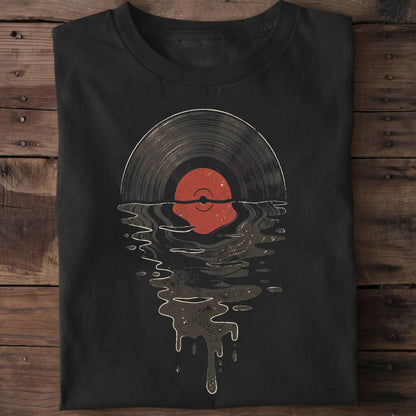 Melting Vinyl Record Tee