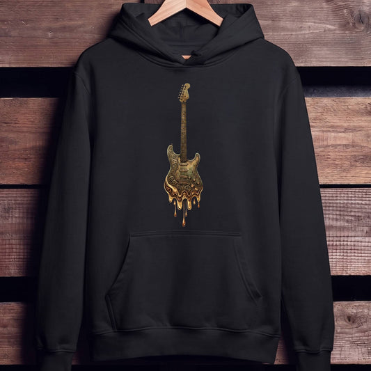 Melting Gold Guitar Art
