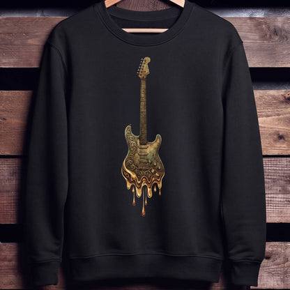 Melting Gold Guitar Art