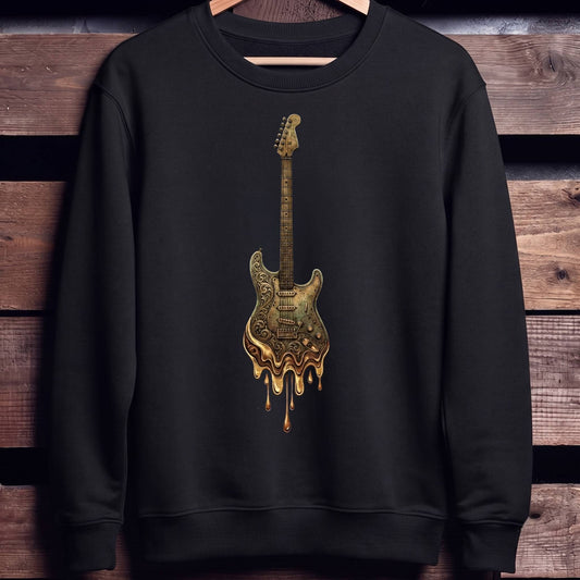 Melting Gold Guitar Art