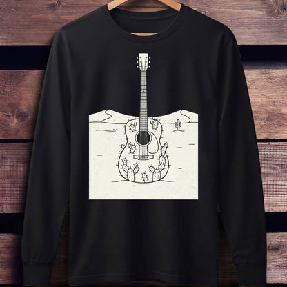 Minimalist Desert Cactus Guitar